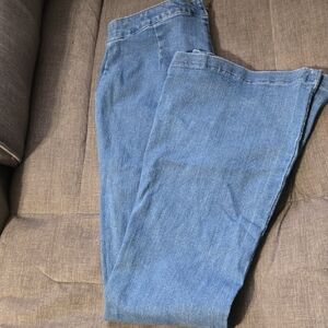 Stylish Blue Women's Flare Jeans